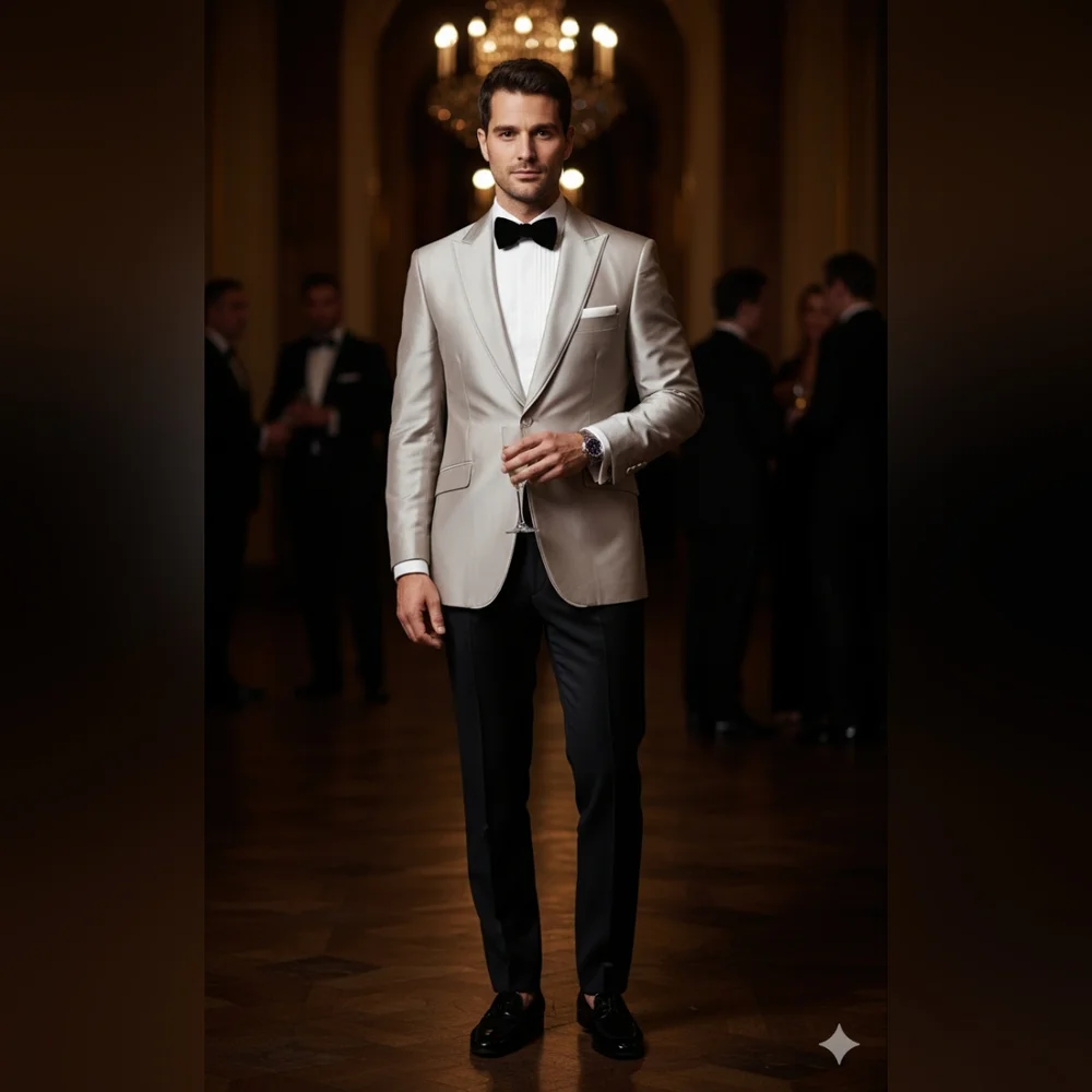 Robert ORSINI‎ CHAMPAGNE NWT SINGLE BREASTED DOUBLE VENT SLIM CUT SPORT COAT
